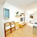Nuevo/Acogedor Estudio En Prosperidad, Terraza,A/C