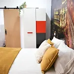 Agradable Apartamento Temporal De 1 Dormitorio En Madrid Pez30