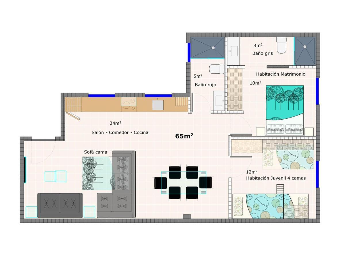 Appartement Mit House Salamanca Confort I En