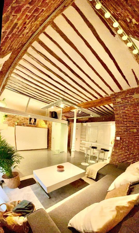 Calle Amparo100 Red Brick Loft For 8 Lavapies * Madrid