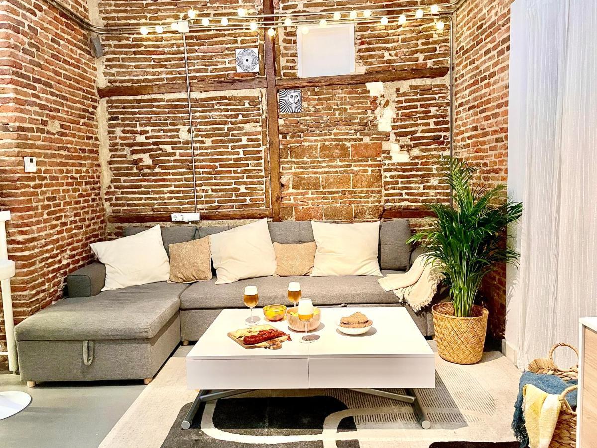 Calle Amparo100 Red Brick Loft For 8 Lavapies Madri