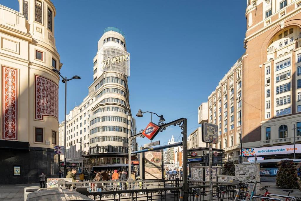 Agradable Estudio 3 Personas / 2 Camas En Gran Via Apartamento