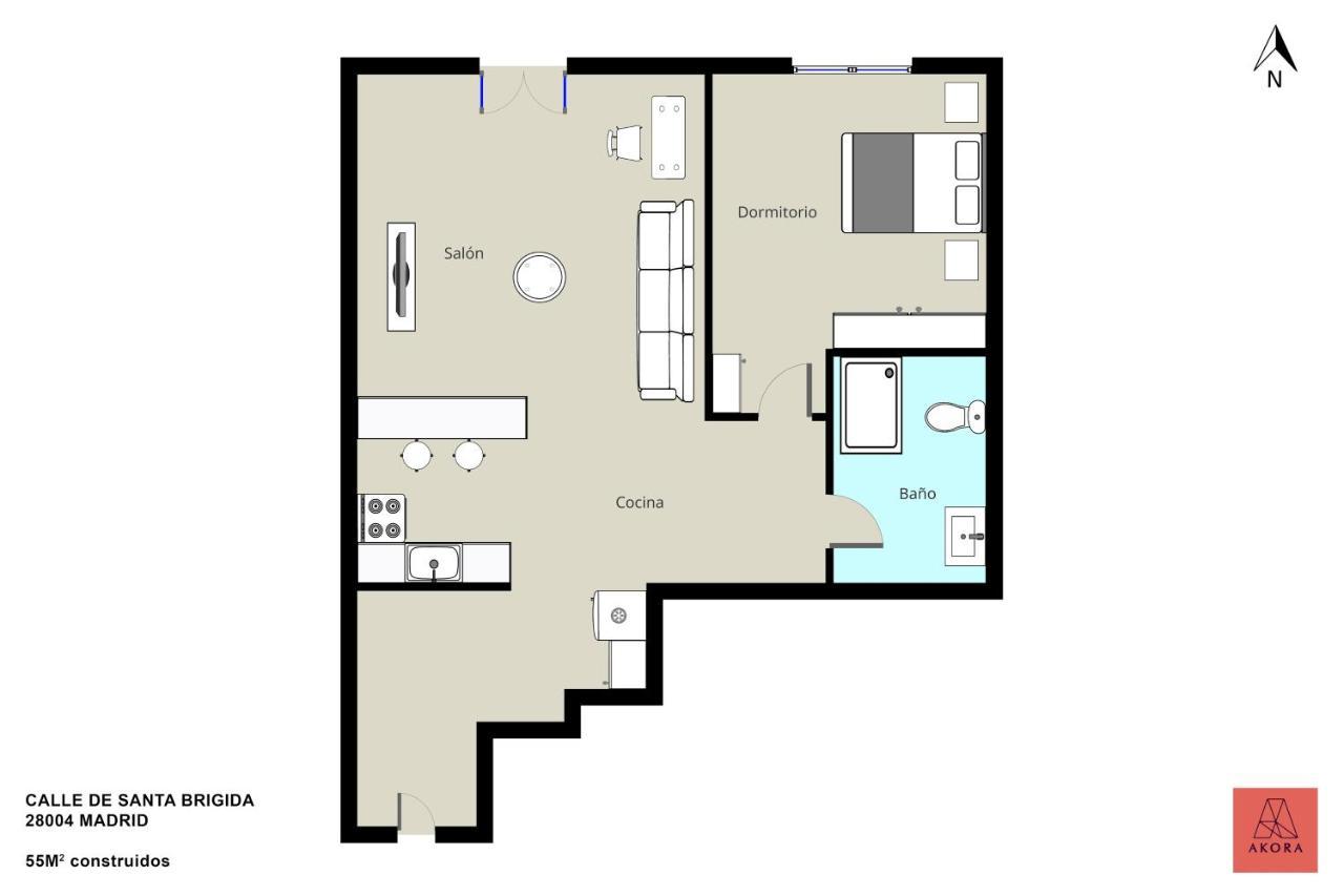 Perfect One Bedroom * Madri