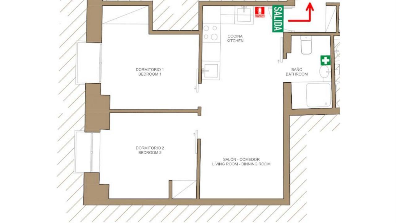 Comfy And Centric- 2bd 1bth- Espoz Y Mina * Madrid
