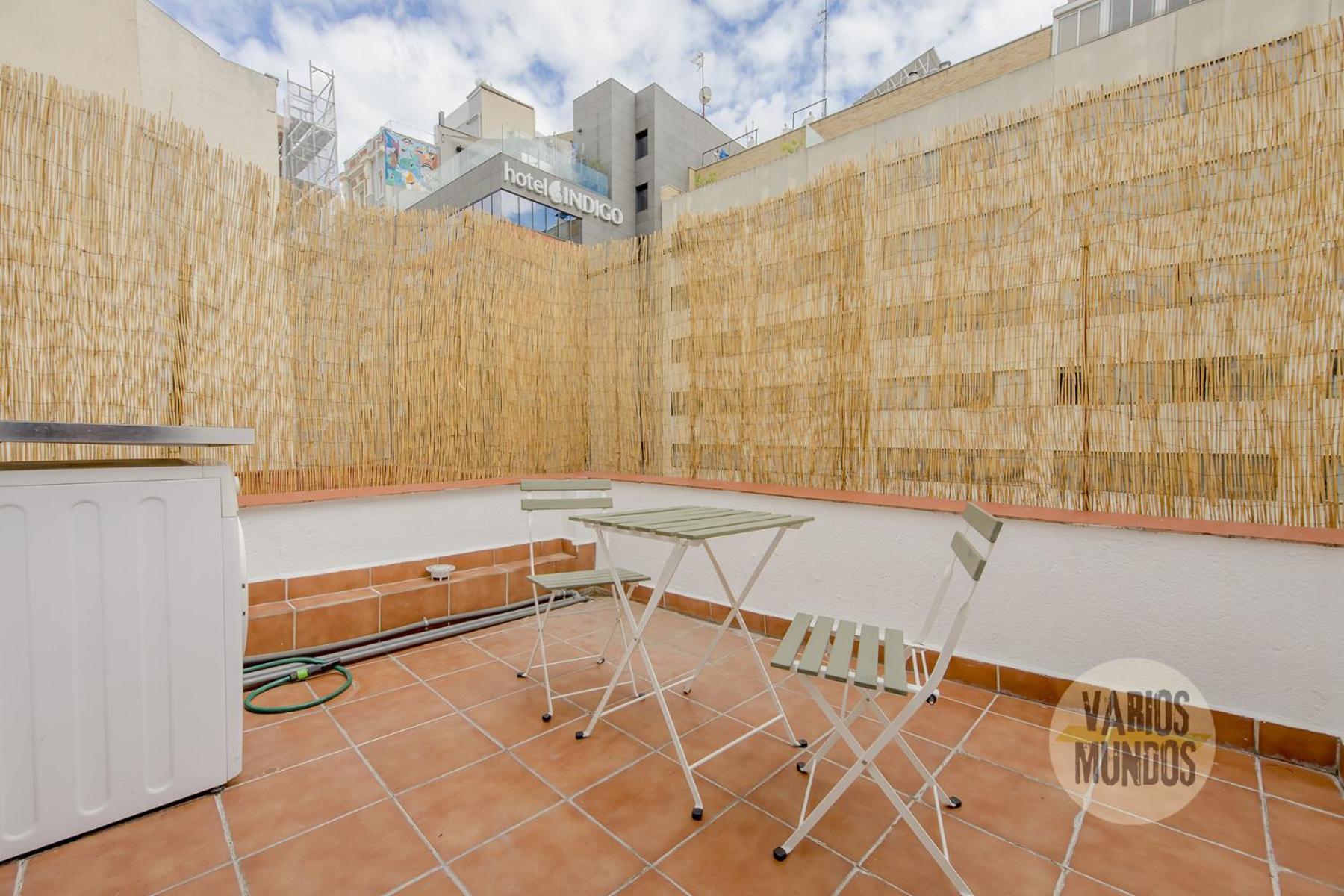 Atico Calle Silva 3pax Con Terraza Esquina Con Gran Via E2 Apartment Madrid