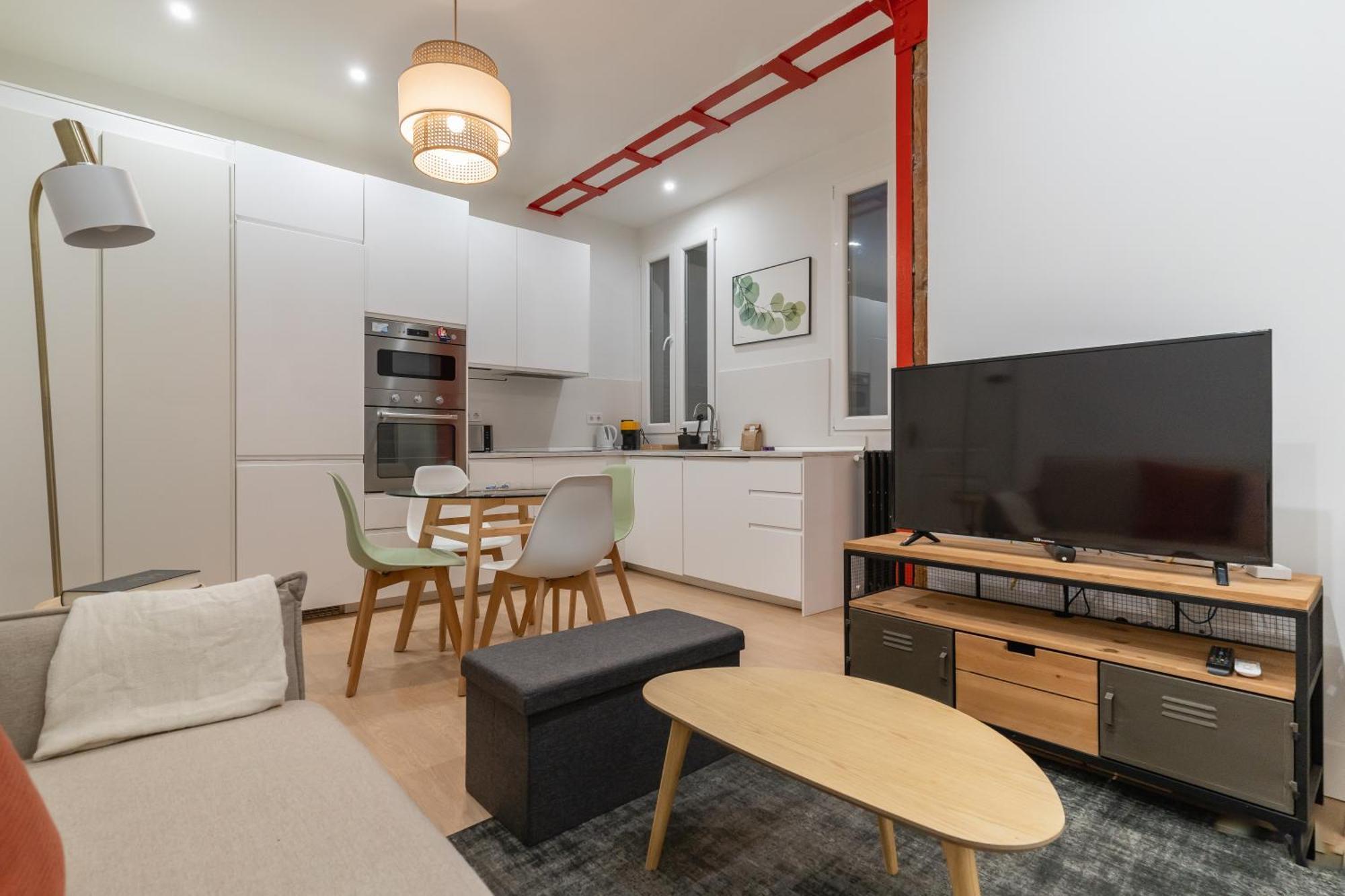 Apartamento Cozy And Central-1bd 1bth- Cortes *