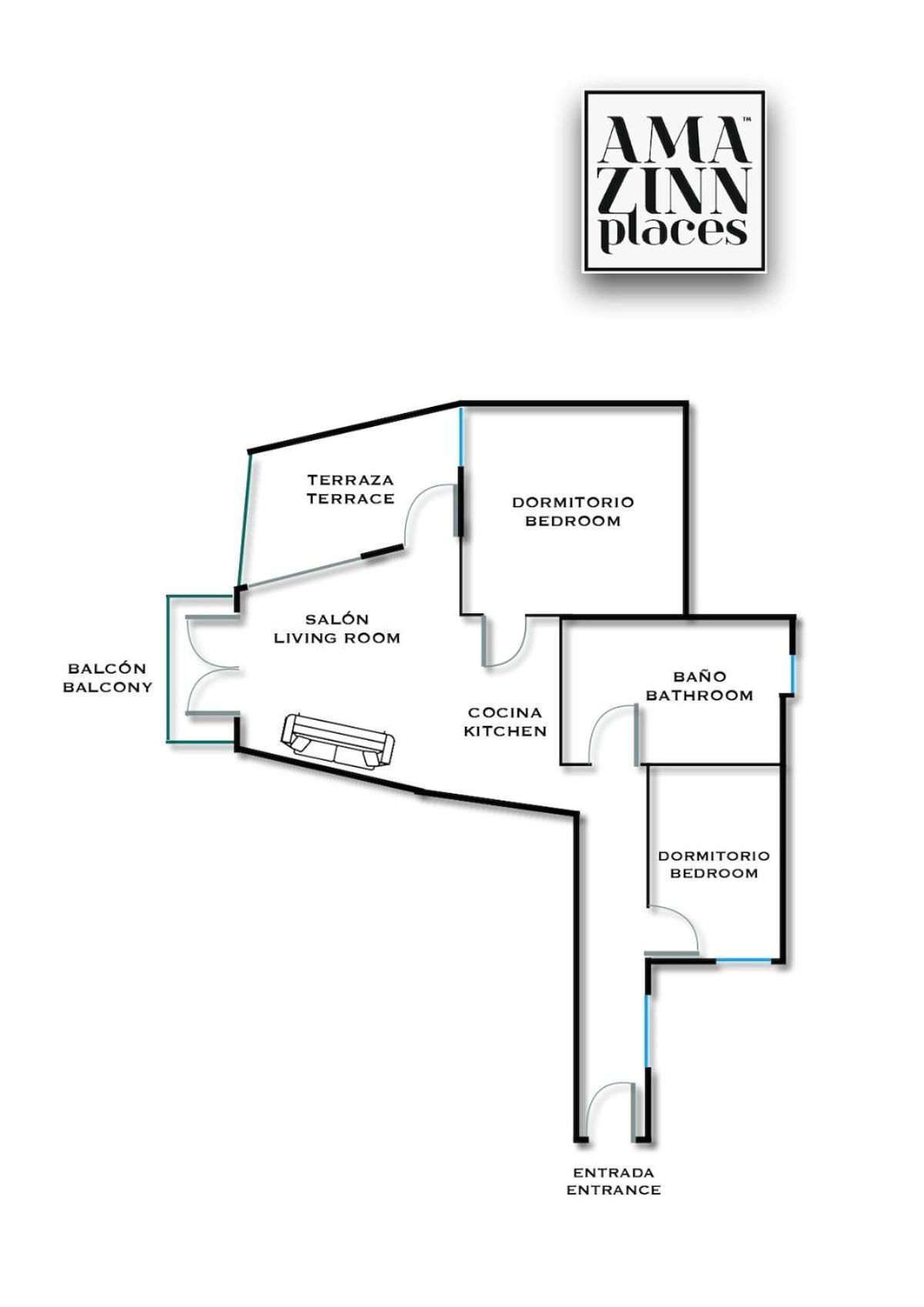 Apartamento Amazinn Places Embajadores Iii *