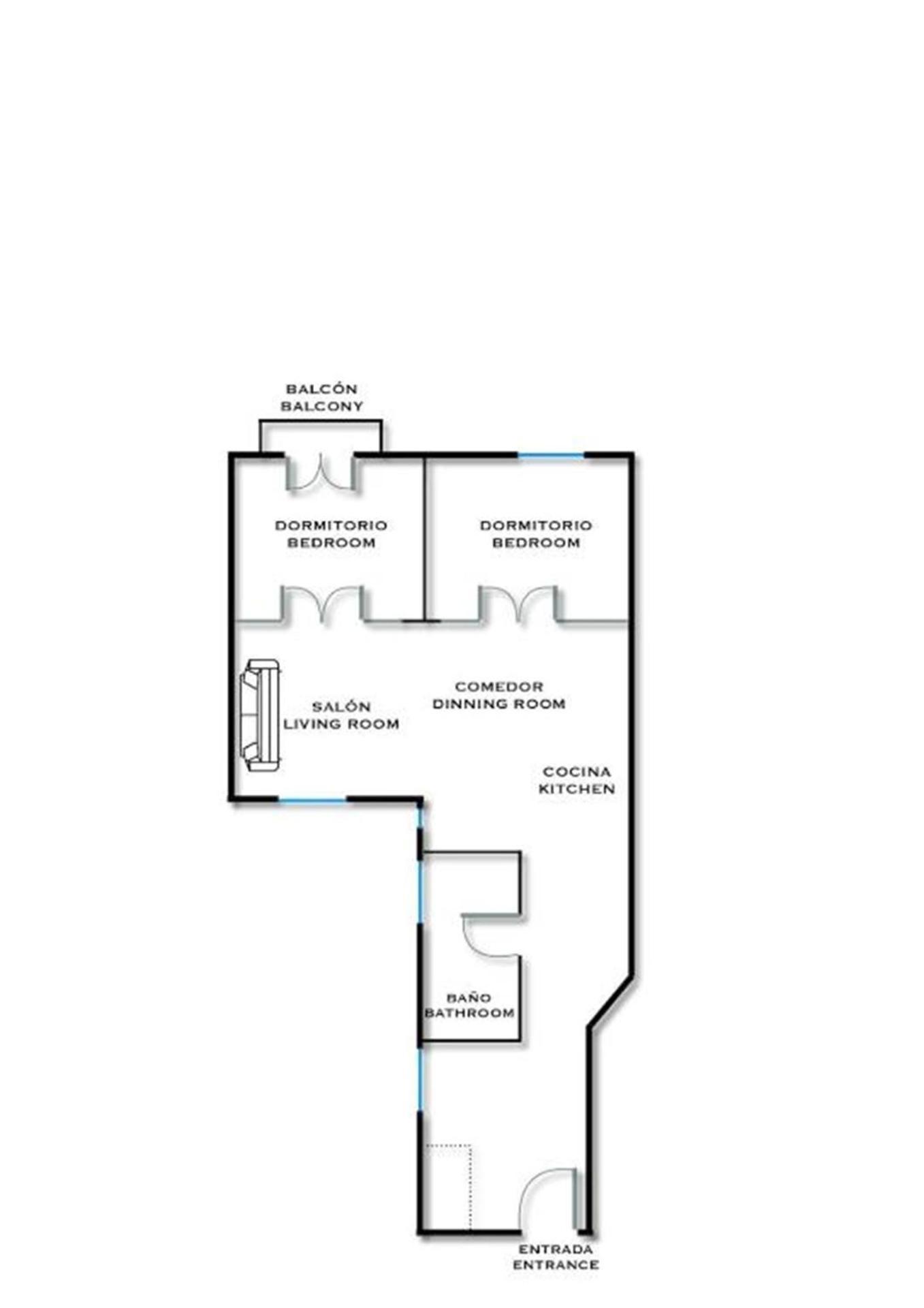 Apartamento Autentico Y Centrico