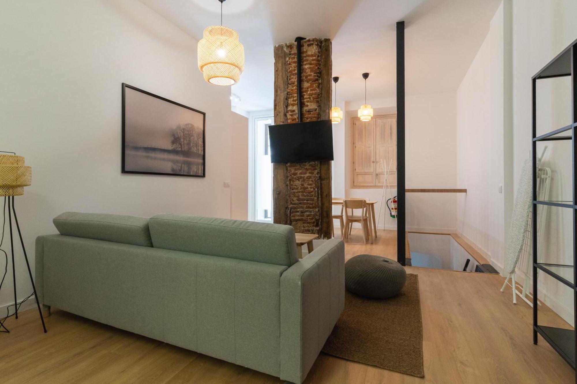 Apartamento Modern Duplex-2bedrooms 3baths-palacio Madrid
