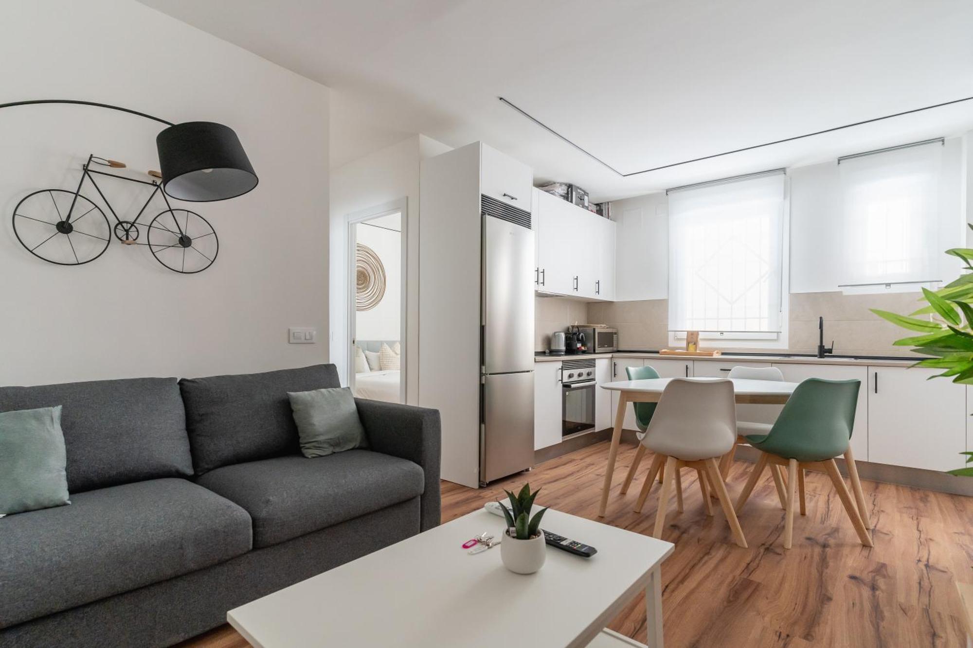 Modern Cozy-2bedrooms 1bathroom-delicias Madri
