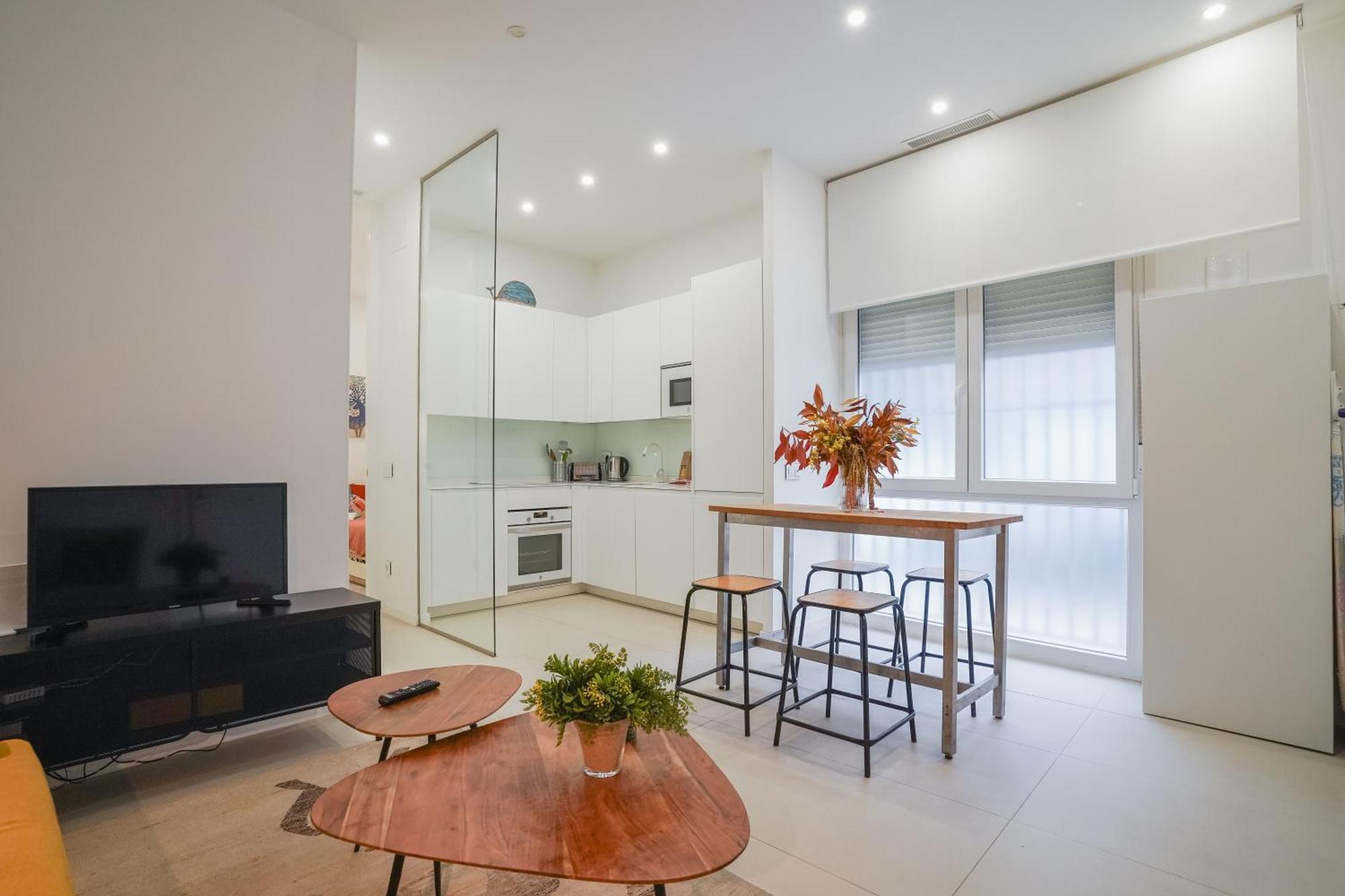 Modern Apartment-1bedroom 1bath-prosperidad Apartamento