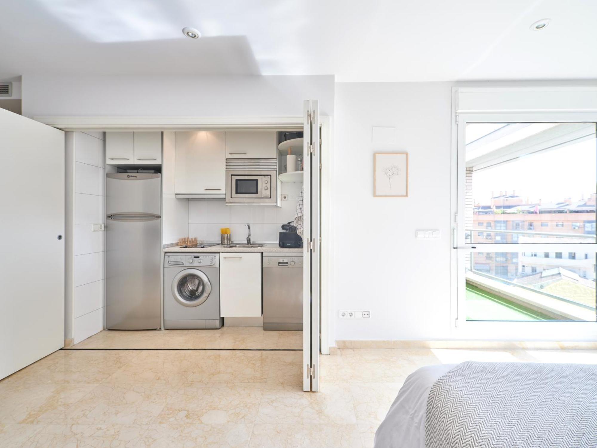 Apartamento My City - Estudio En Legazpi Con Terraza Y Piscina