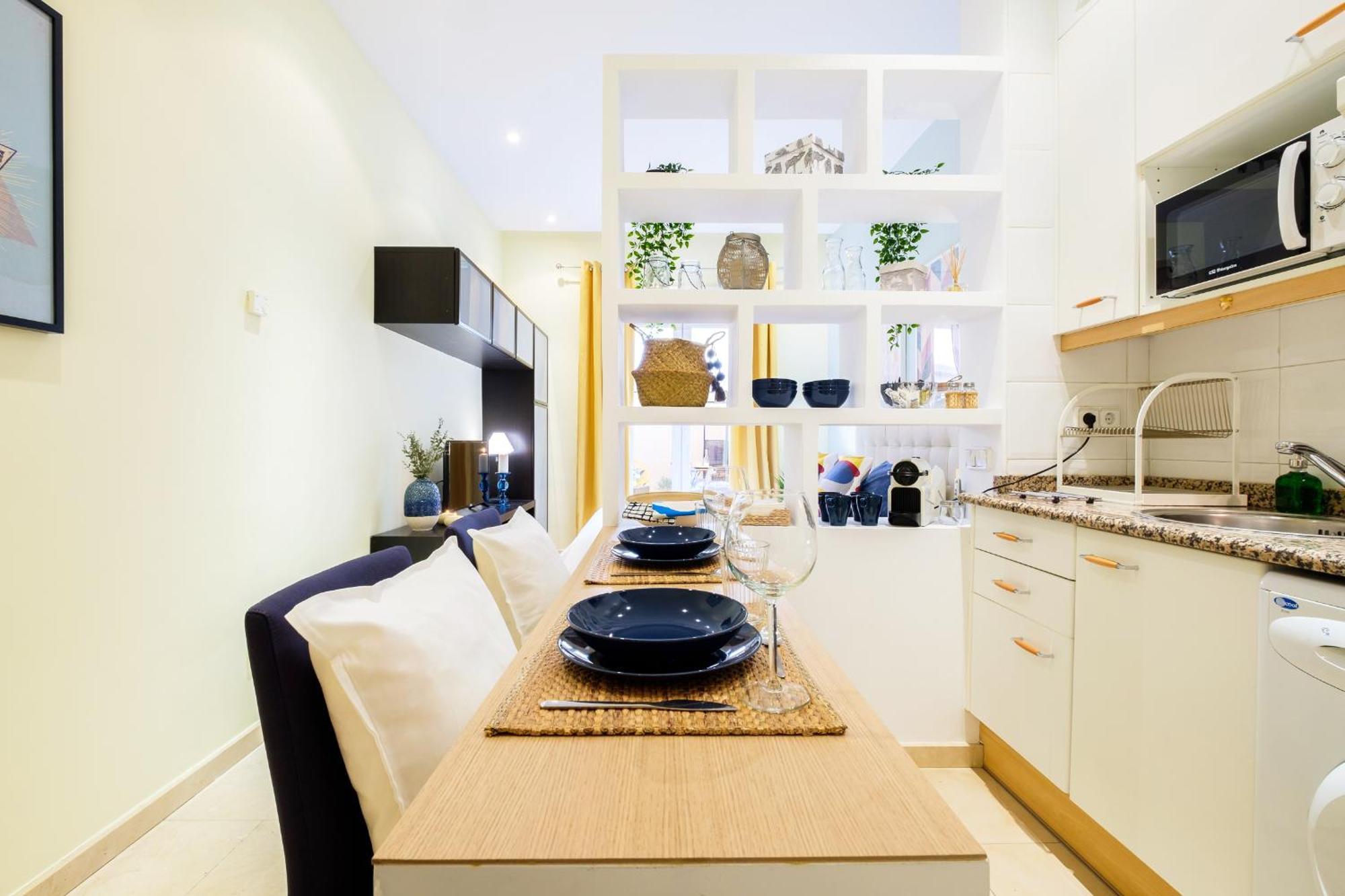 Apartamento My City - Estudio Con Terraza En Malasana Madrid