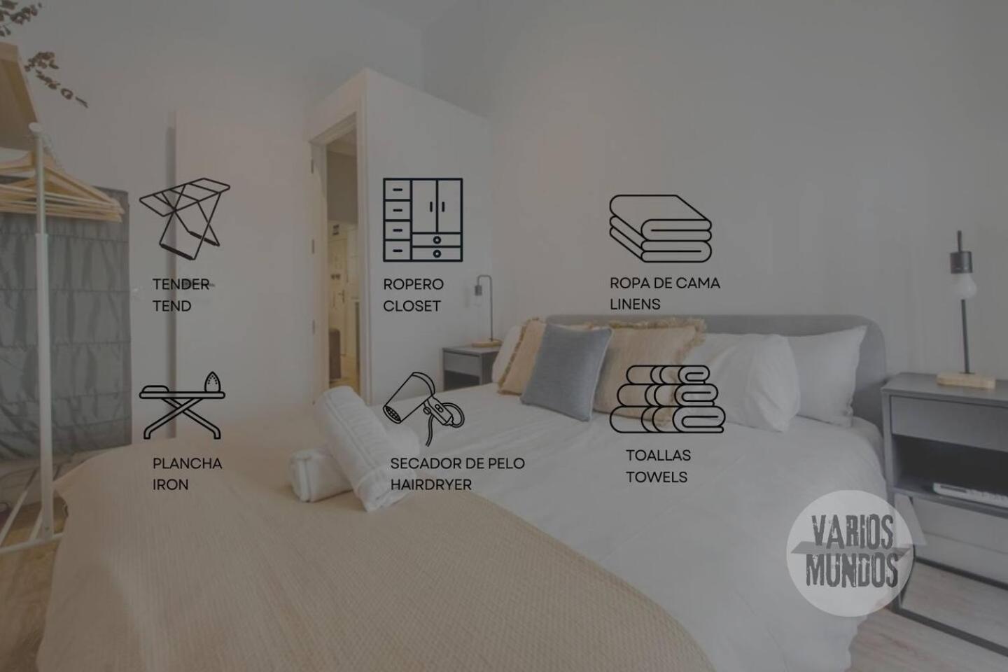 Appartamento Nuevo Apt De 7pax Entre La Cava Alta Y La Cava Baja Madrid