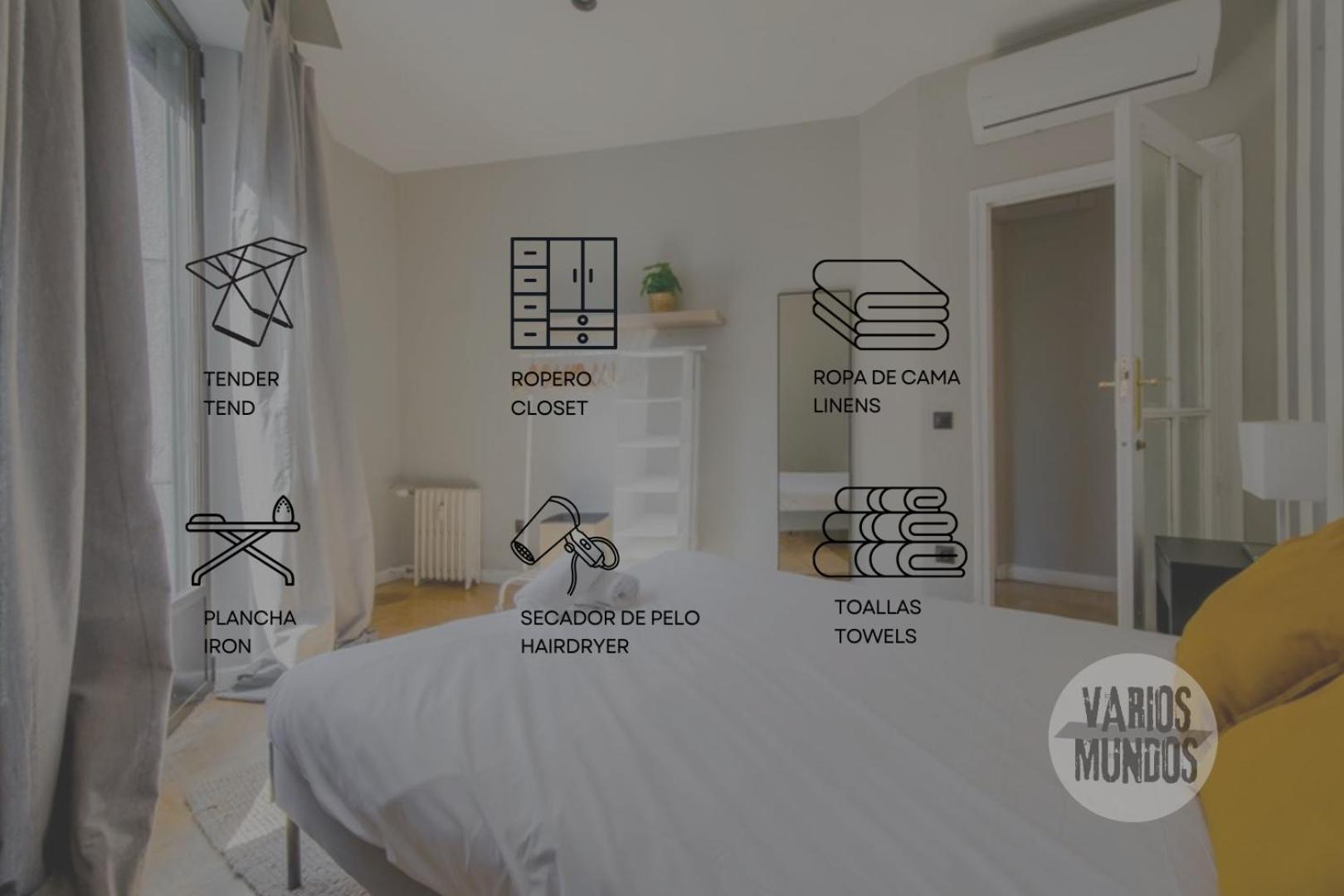 Apartment Amplio Y Centrico 9pax En La Latina