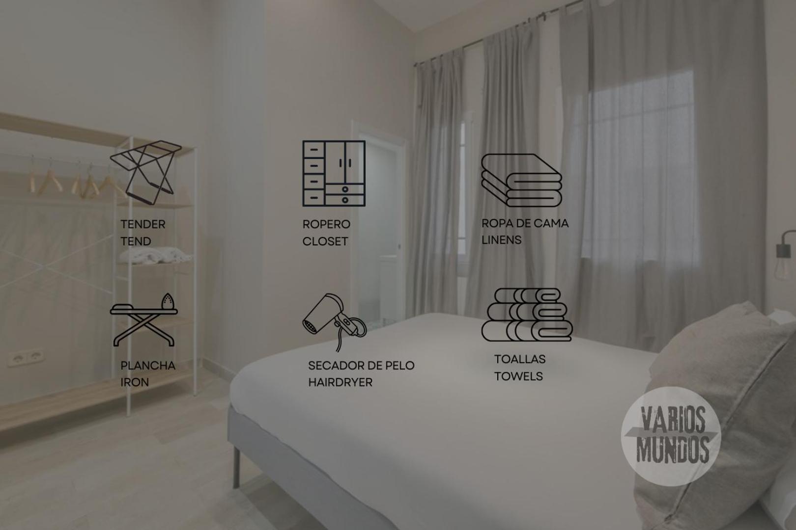 Stylish Loft With 2 Beedrooms En El Centro - La Latina E2 Apartamento *