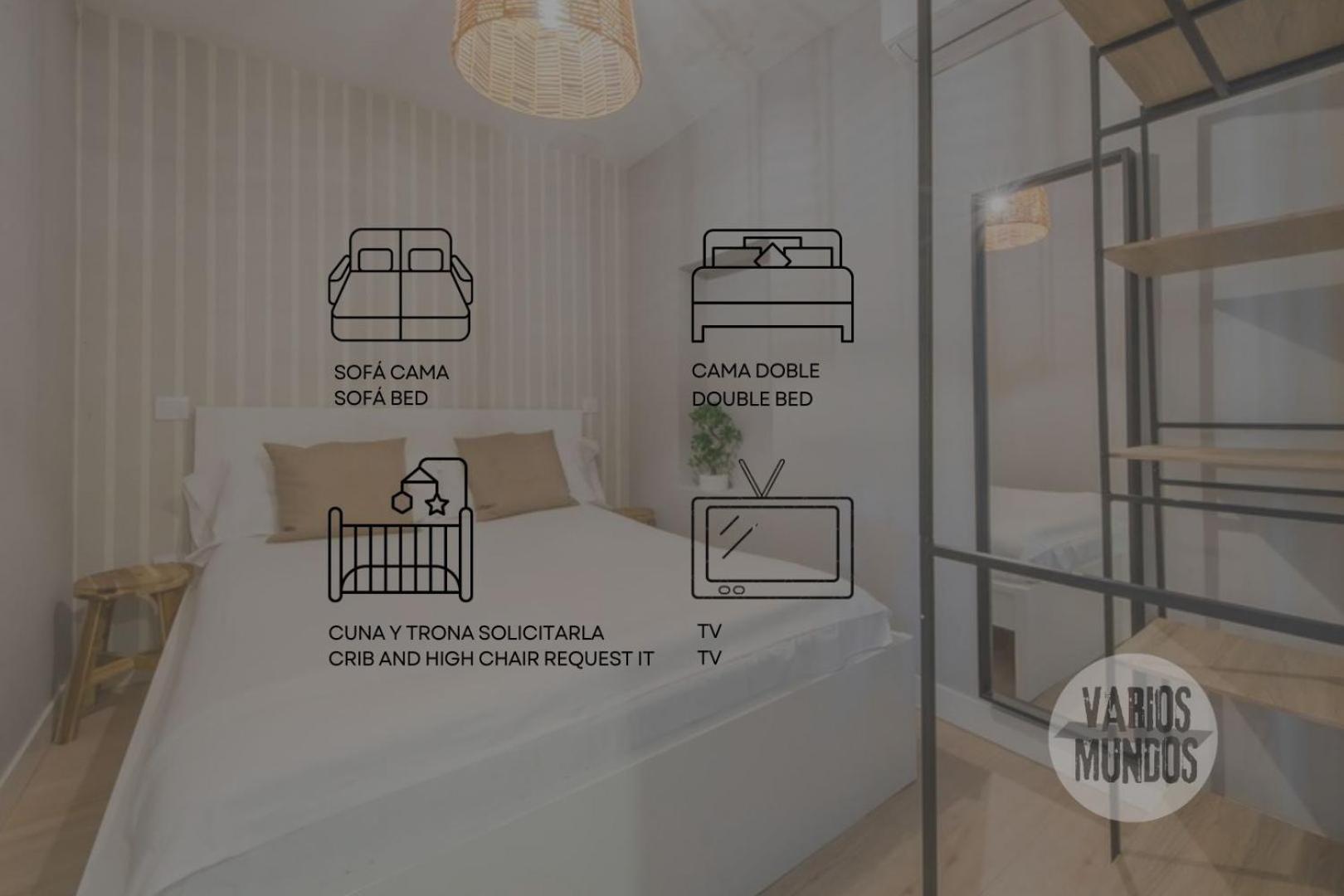 Apartamento New&cool En El Centro De 9pax E2 Madrid