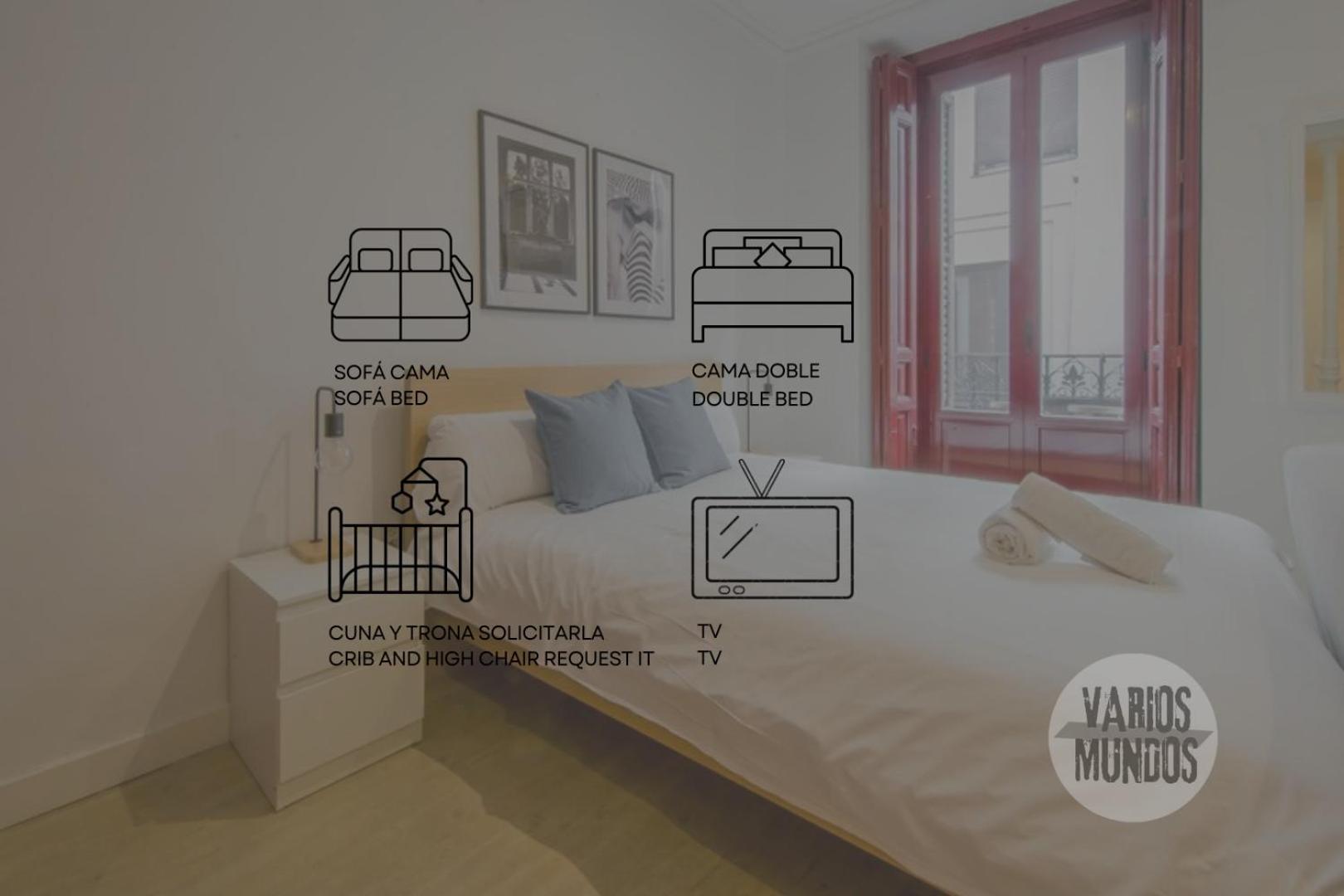 Apartamento Beautiful Loft 3pax En Huertas-cortes *