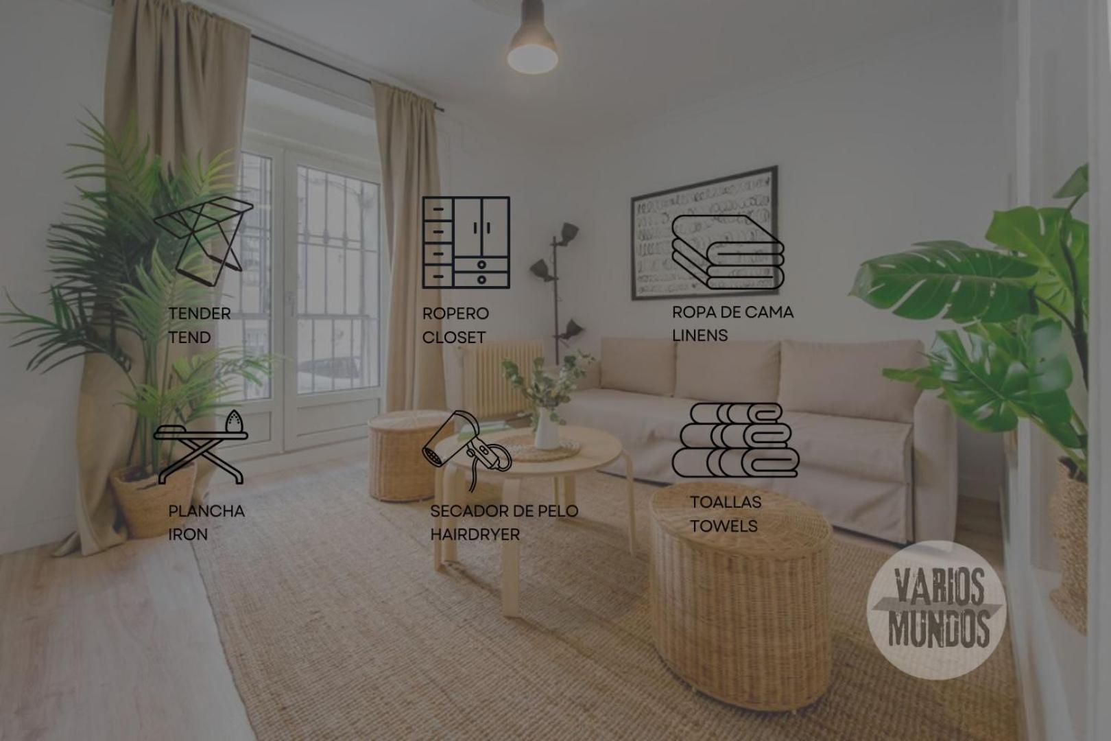 Nuevo De 9pax En La Cava Alta Centro De E1 Appartement Madrid