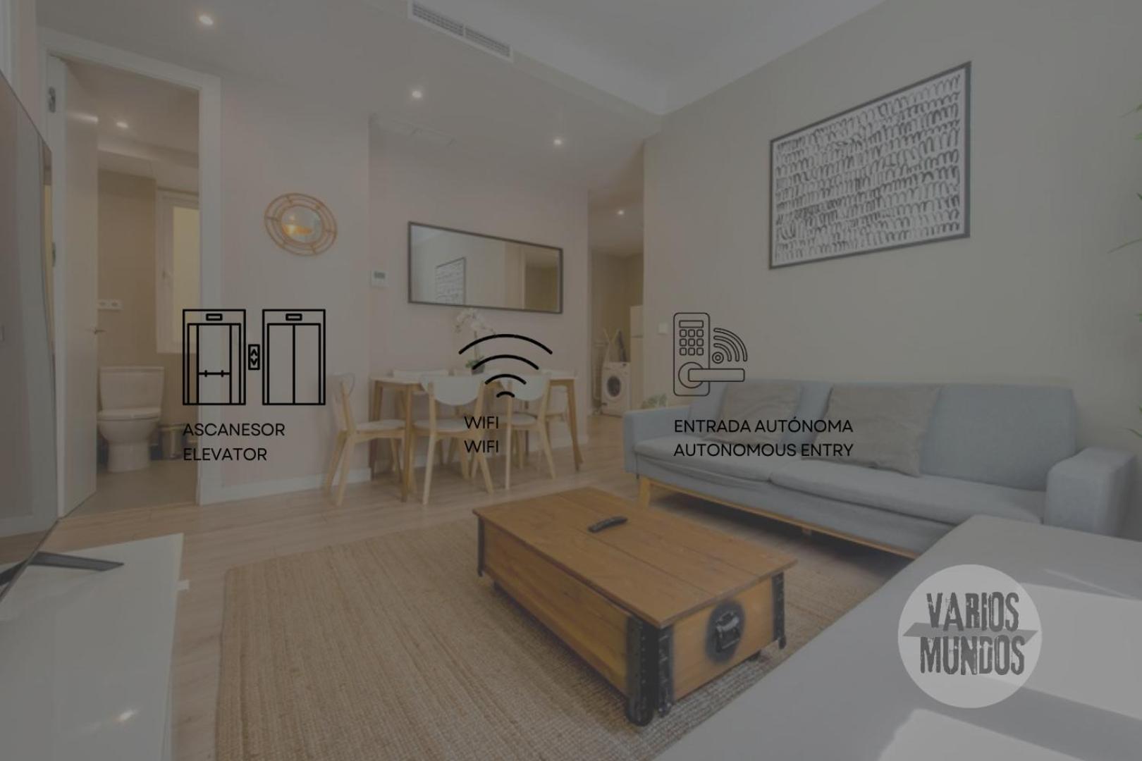 Apartamento Agradable Piso De 3hab En El Rastro-centro De Madrid