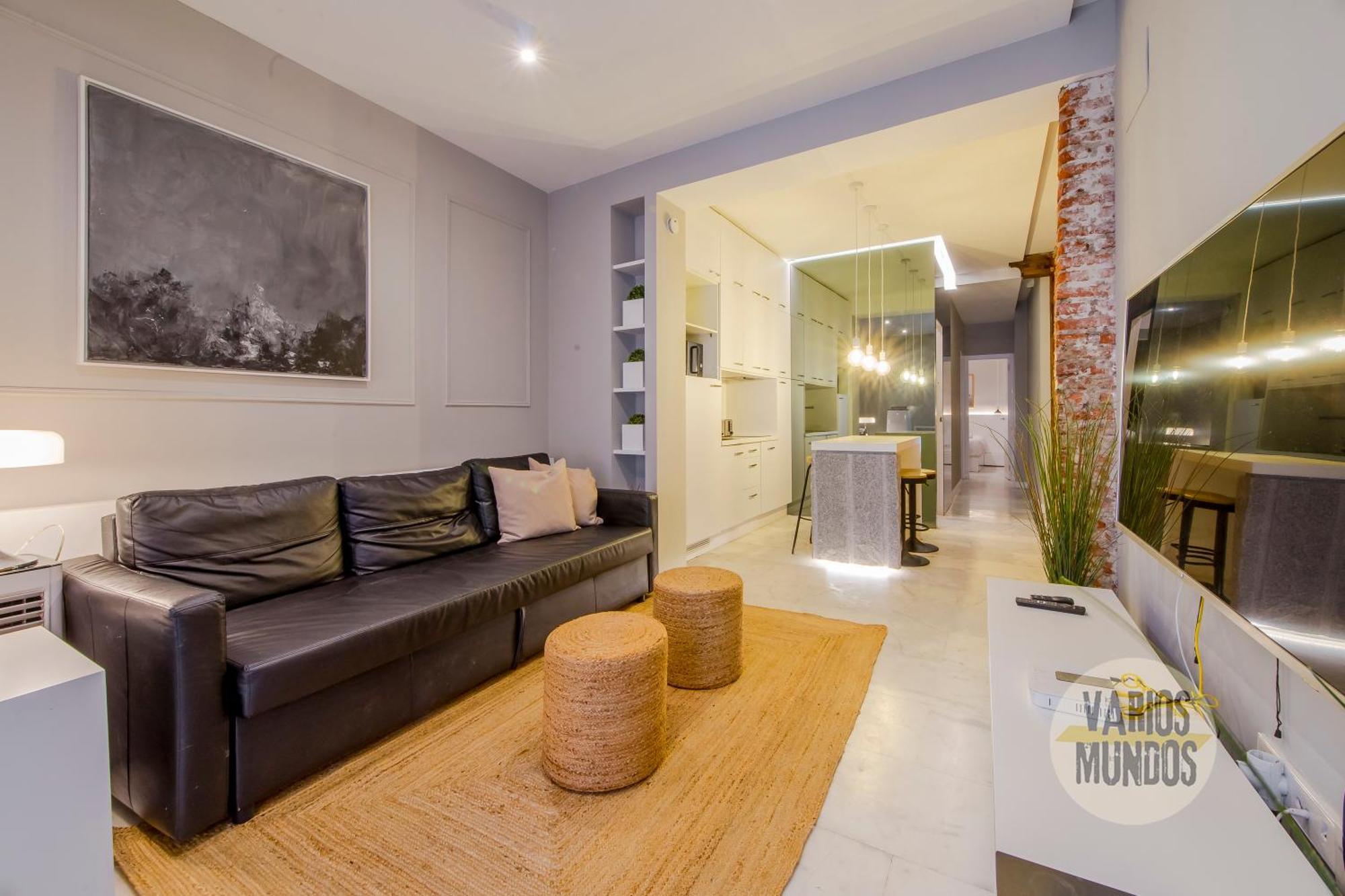 Cool Duplex Bajo 7pax Cerca De Tirso De Molina E2 Apartamento Madri
