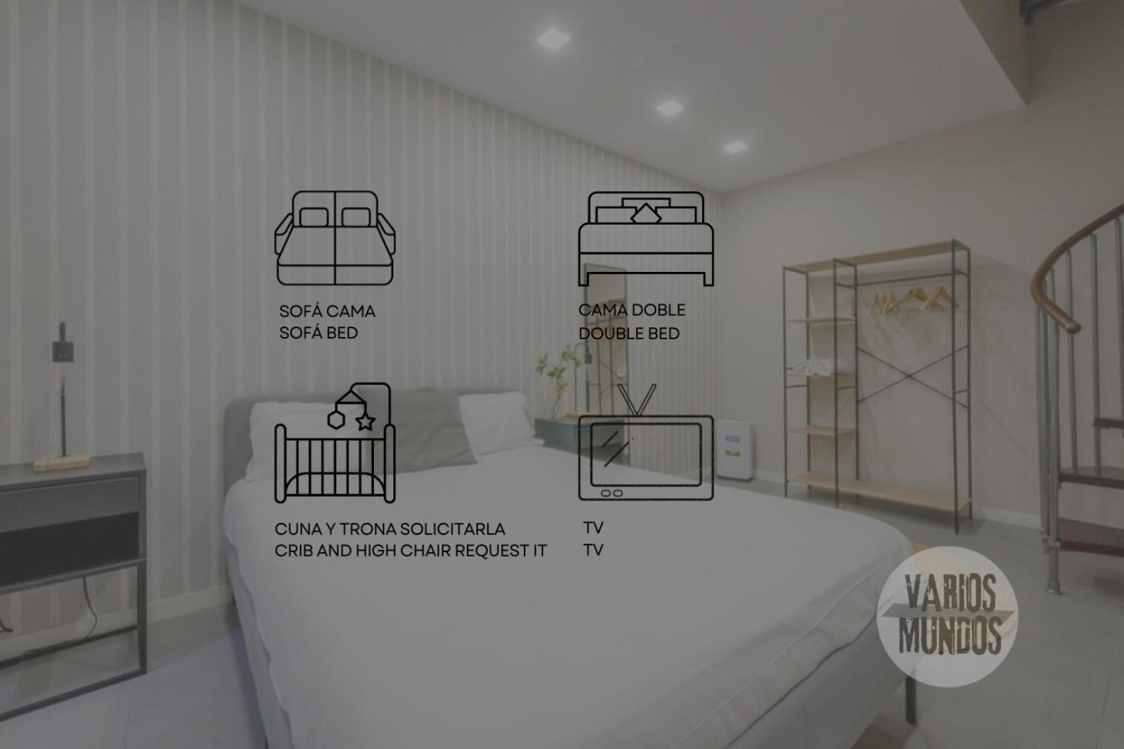 Appartamento New Bajo Duplex En La Latina-centro De E2 Madrid