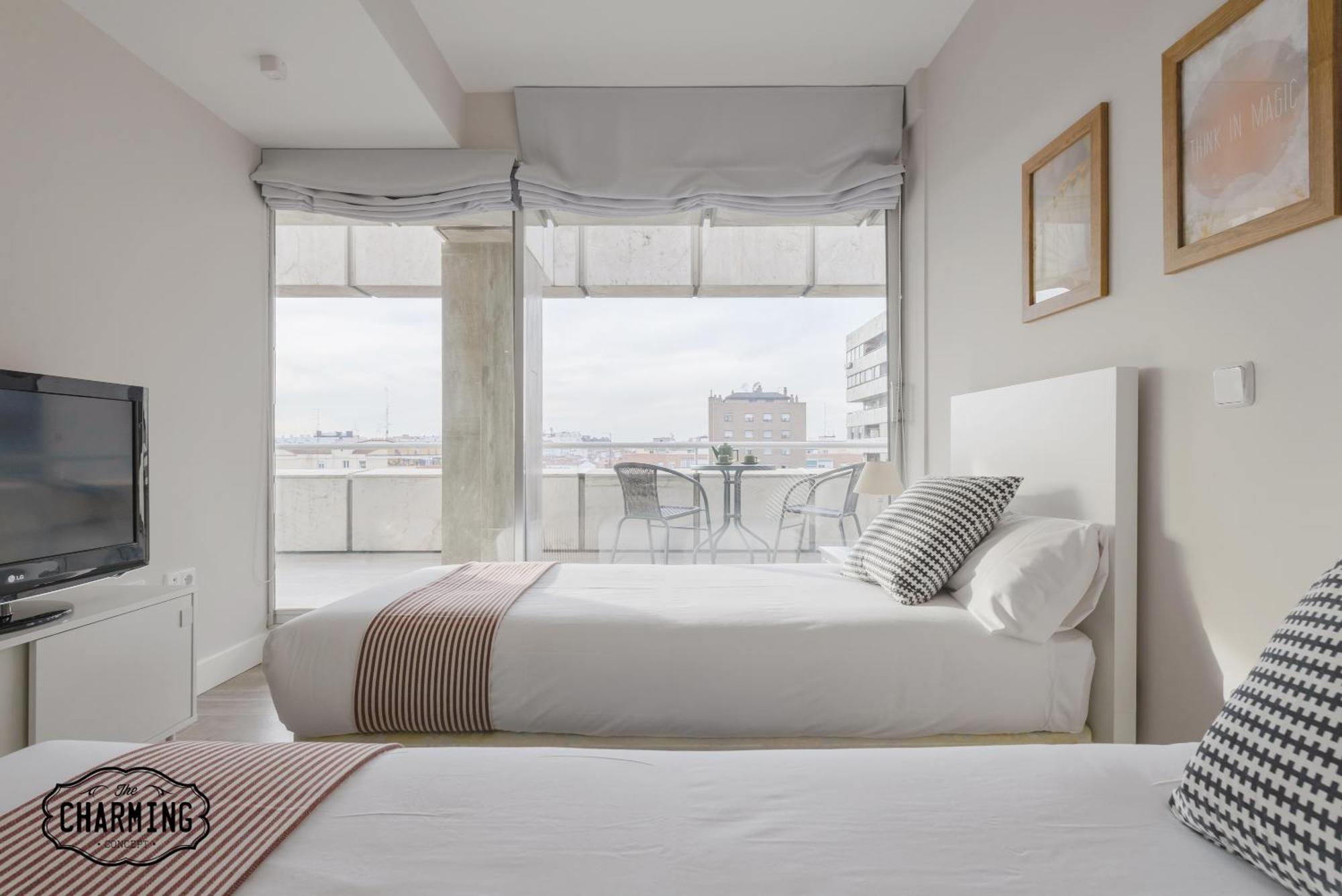 Appartement Charming Eurobuilding 2 Terrace Exclusive - Plaza De Parking Madrid