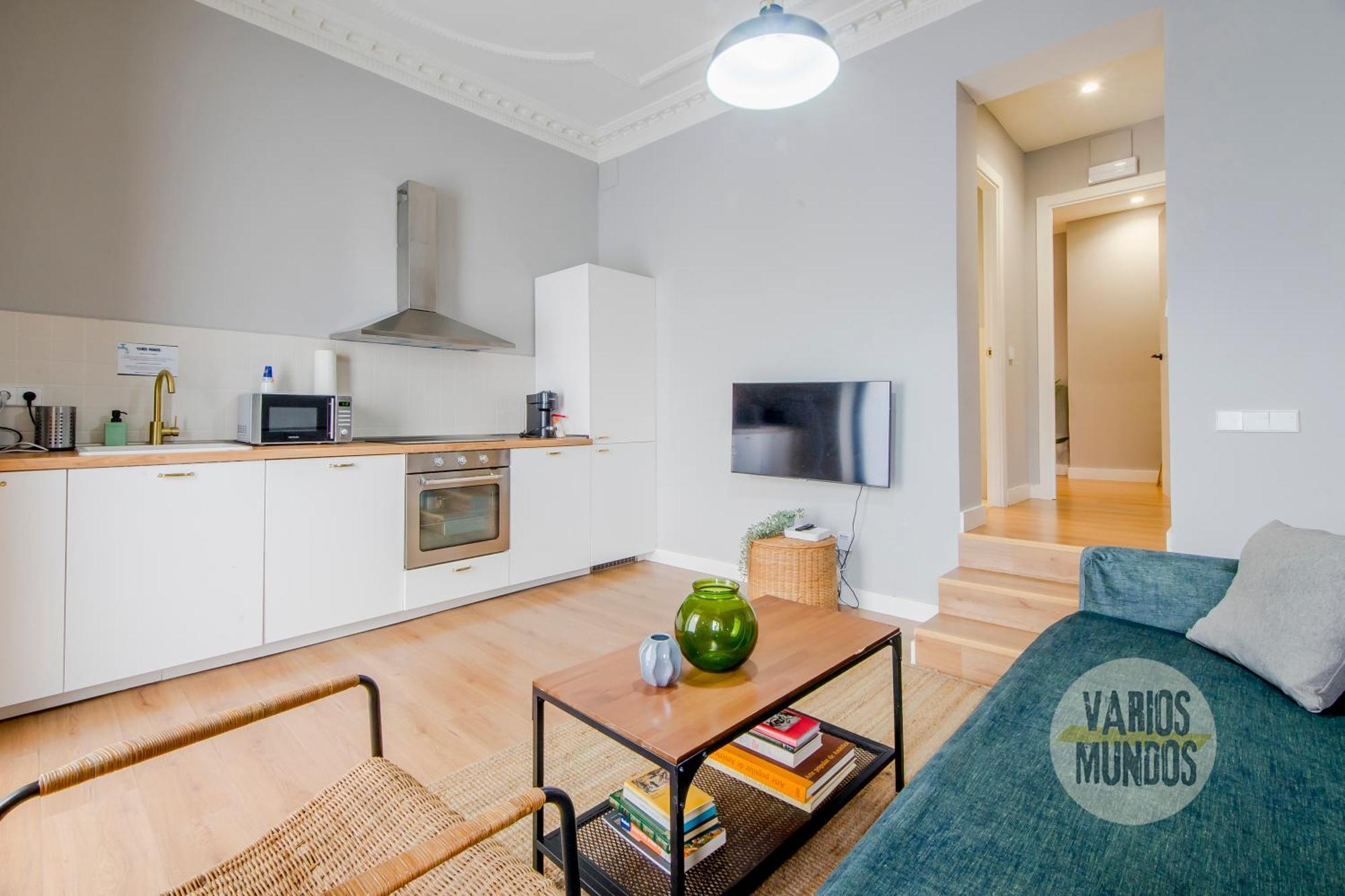 Modern & Cool Interior Design A 20 Metros Del Retiro E1 Apartment