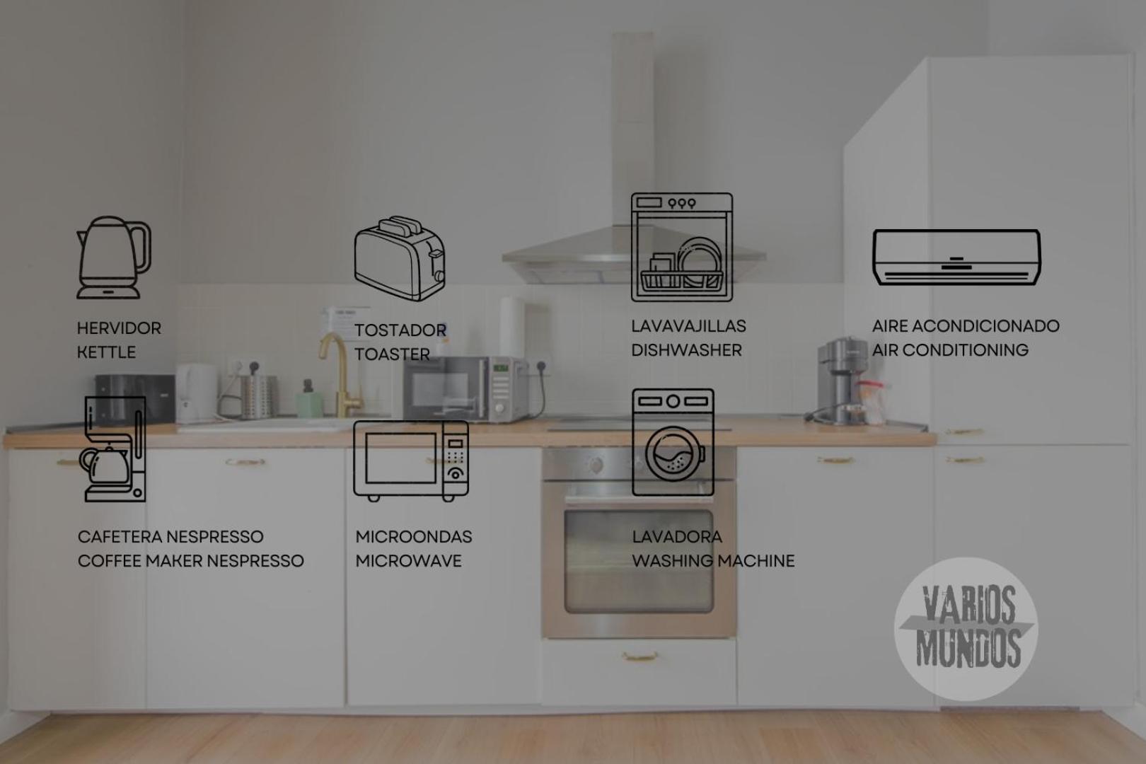 Modern & Cool Interior Design A 20 Metros Del Retiro E1 Apartment Madrid