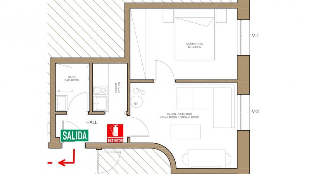 Apartamento 1 Bedroom 1 Bathroom- Mintystay - Plaza De San Idelfonso