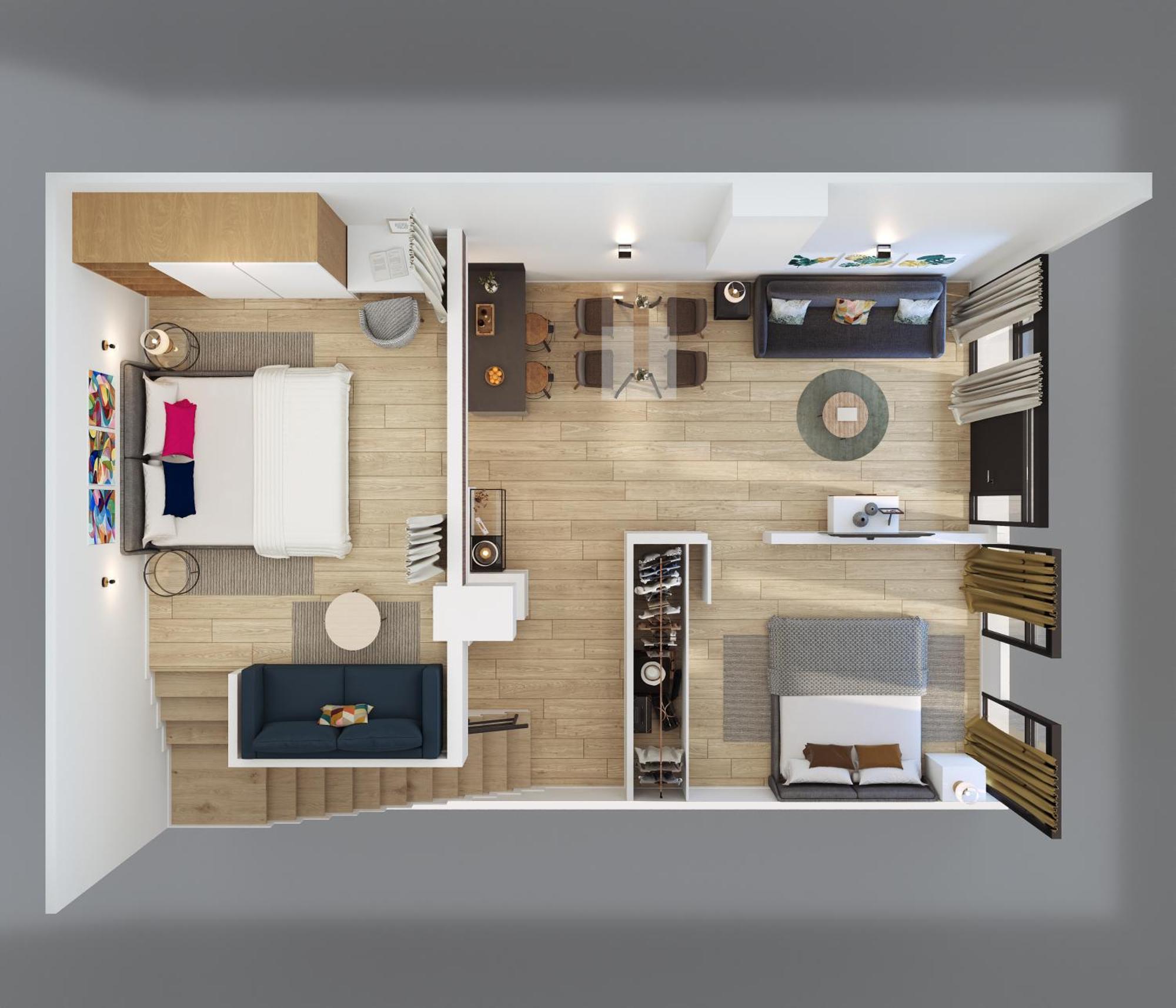 Duplex Moderno Y Acogedor Junto A Atocha Apartment Madrid