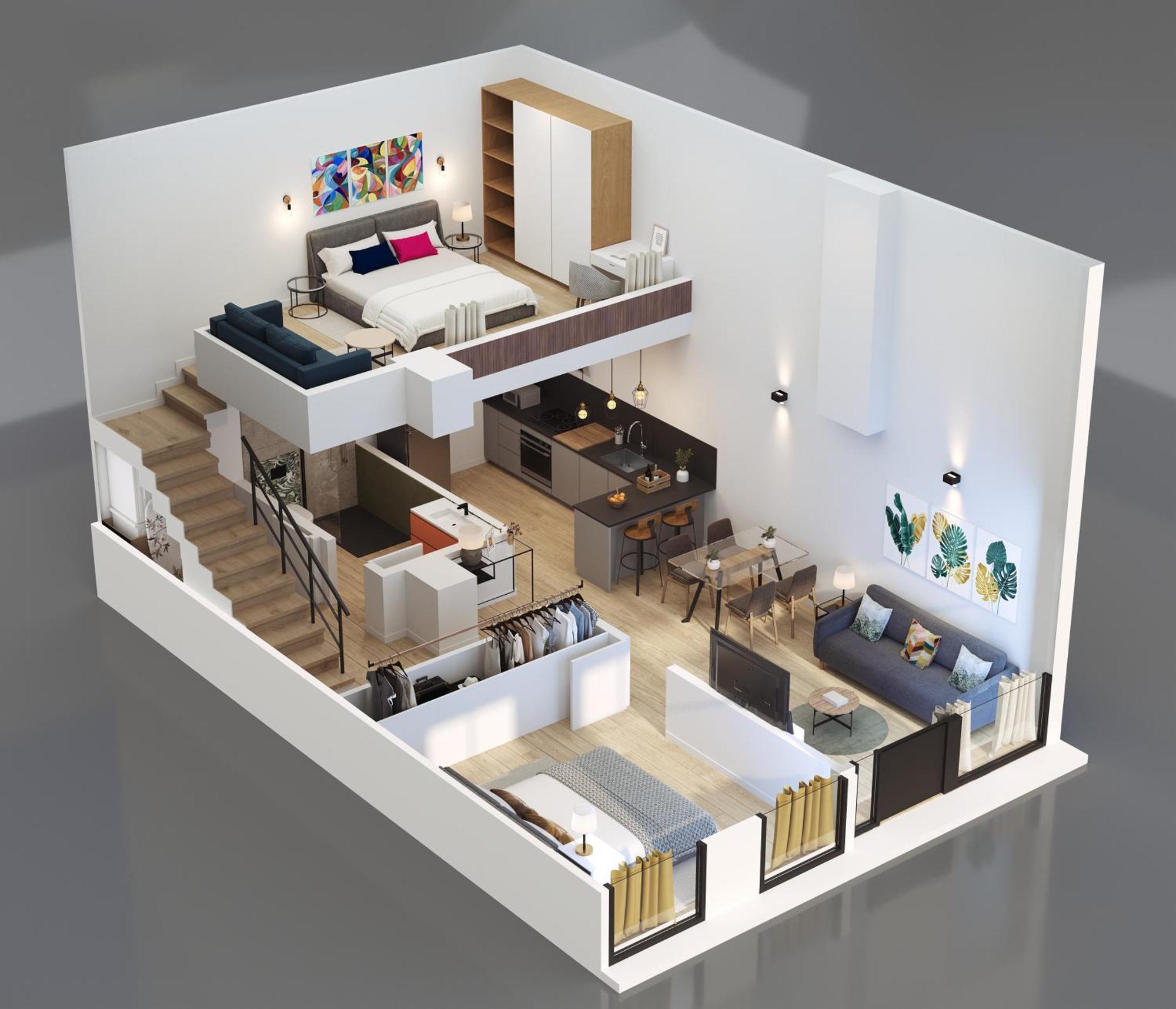 Apartment Duplex Moderno Y Acogedor Junto A Atocha *