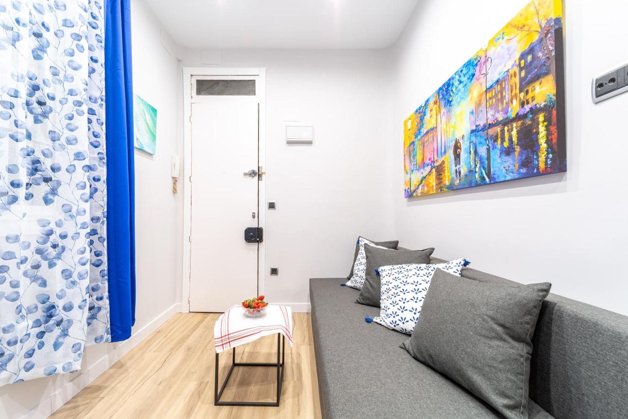 Apartment Cozy Blue - De Temporada Madrid