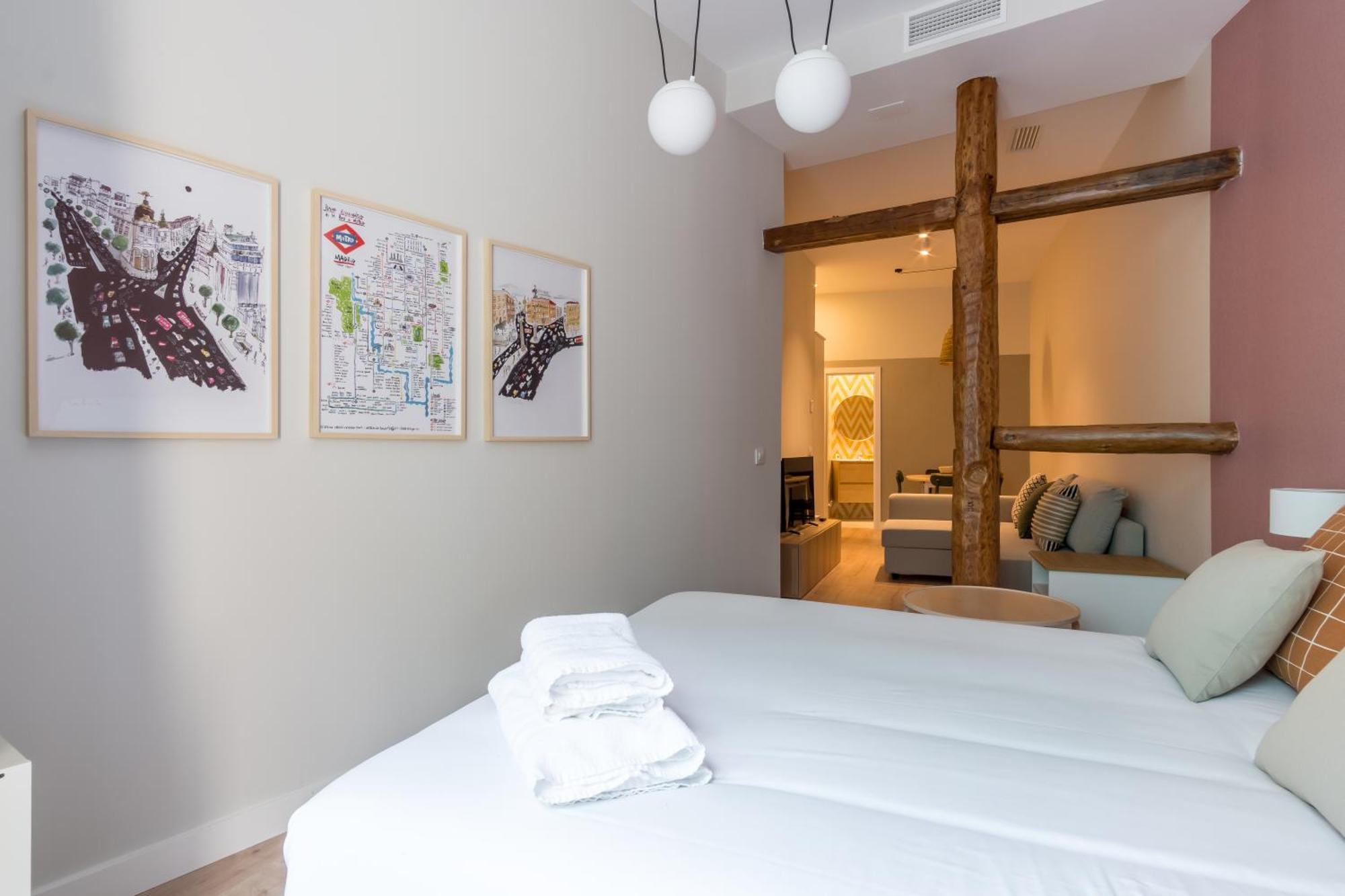 Apartamento Bright Stylish - 1bedroom 1bathroom - Sol Madrid