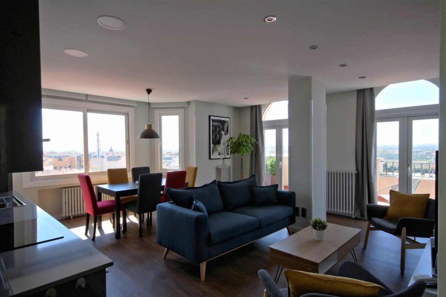 Appartement Atico En La Gran Via Con Terraza Al Palacio Real Madrid
