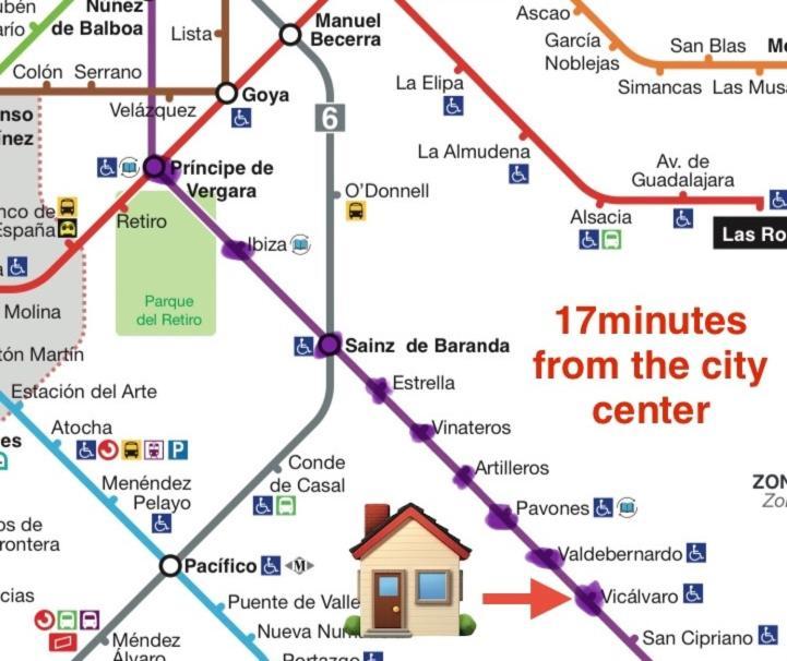 Comodo Y Tranquilo A 2 Minutos Del Metro Madrid
