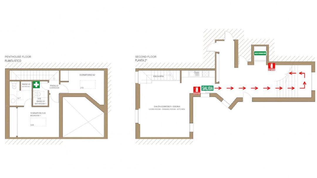 2 Bedrooms 2 Bathrooms- Penthouse- Almagro- Mintystay Apartamento *