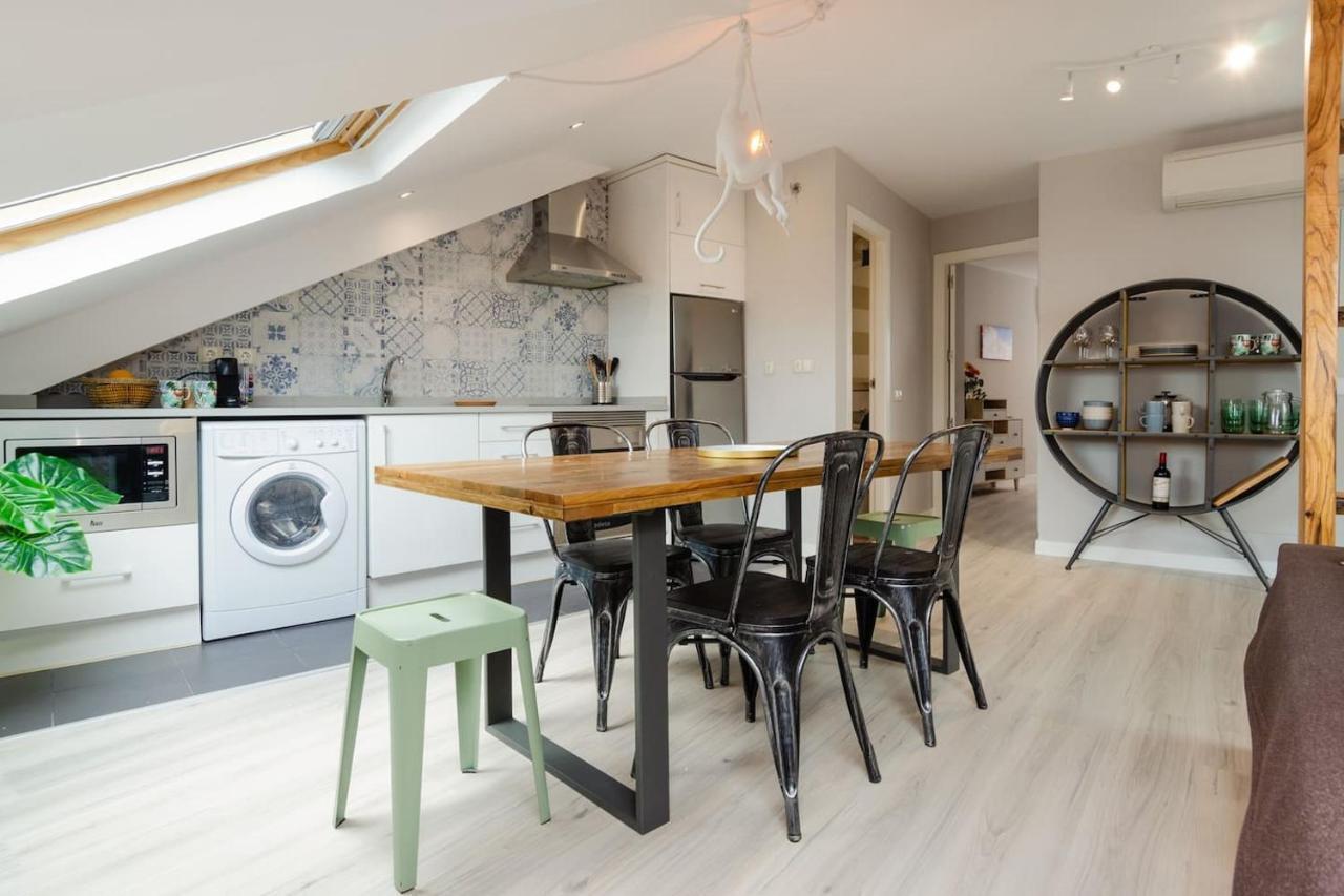 Precioso Atico Con Terraza En El Centro De Amazing Penthouse In Center Appartement Madrid
