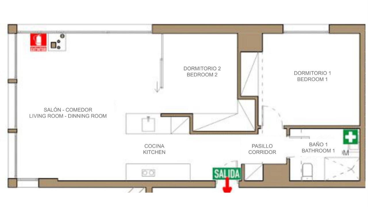 Appartement 2 Bedrooms 1 Bathroom Furnished - Justicia - Incredible Views - Mintystay