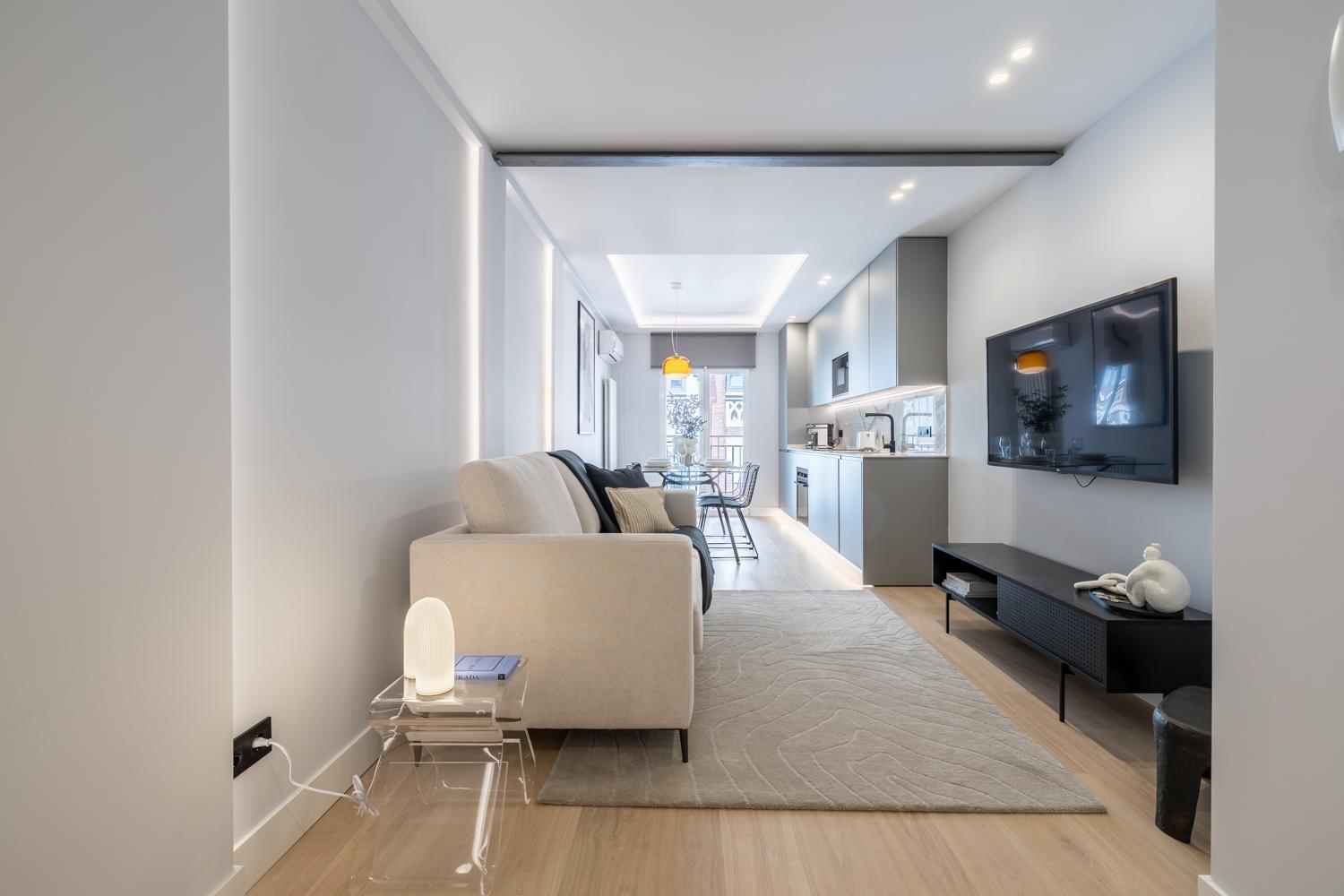 Gran Via I Calle De Silva 2br 2bh Appartamento