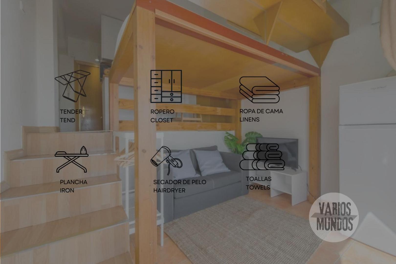 Nuevo Atico Loft 1hab 3pax En La Plaza De Chueca Apartment