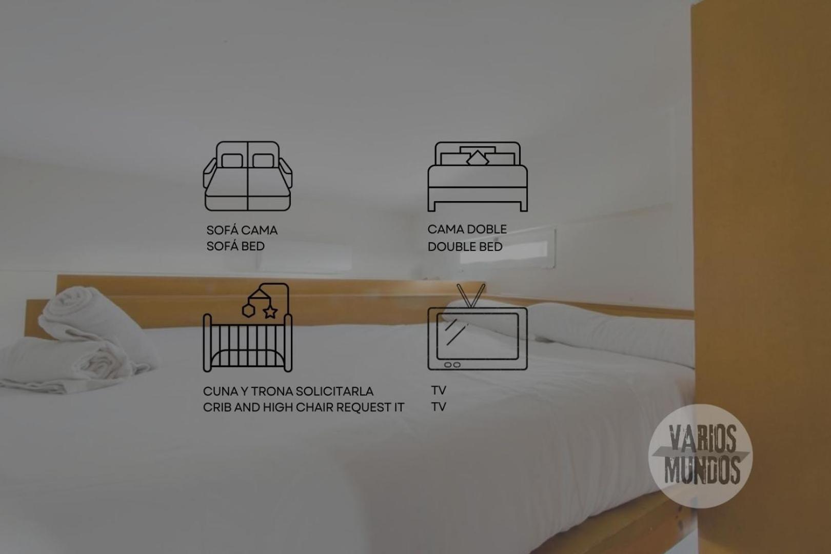 Apartamento Fabuloso Atico Doble Altura 3pax En Chueca *