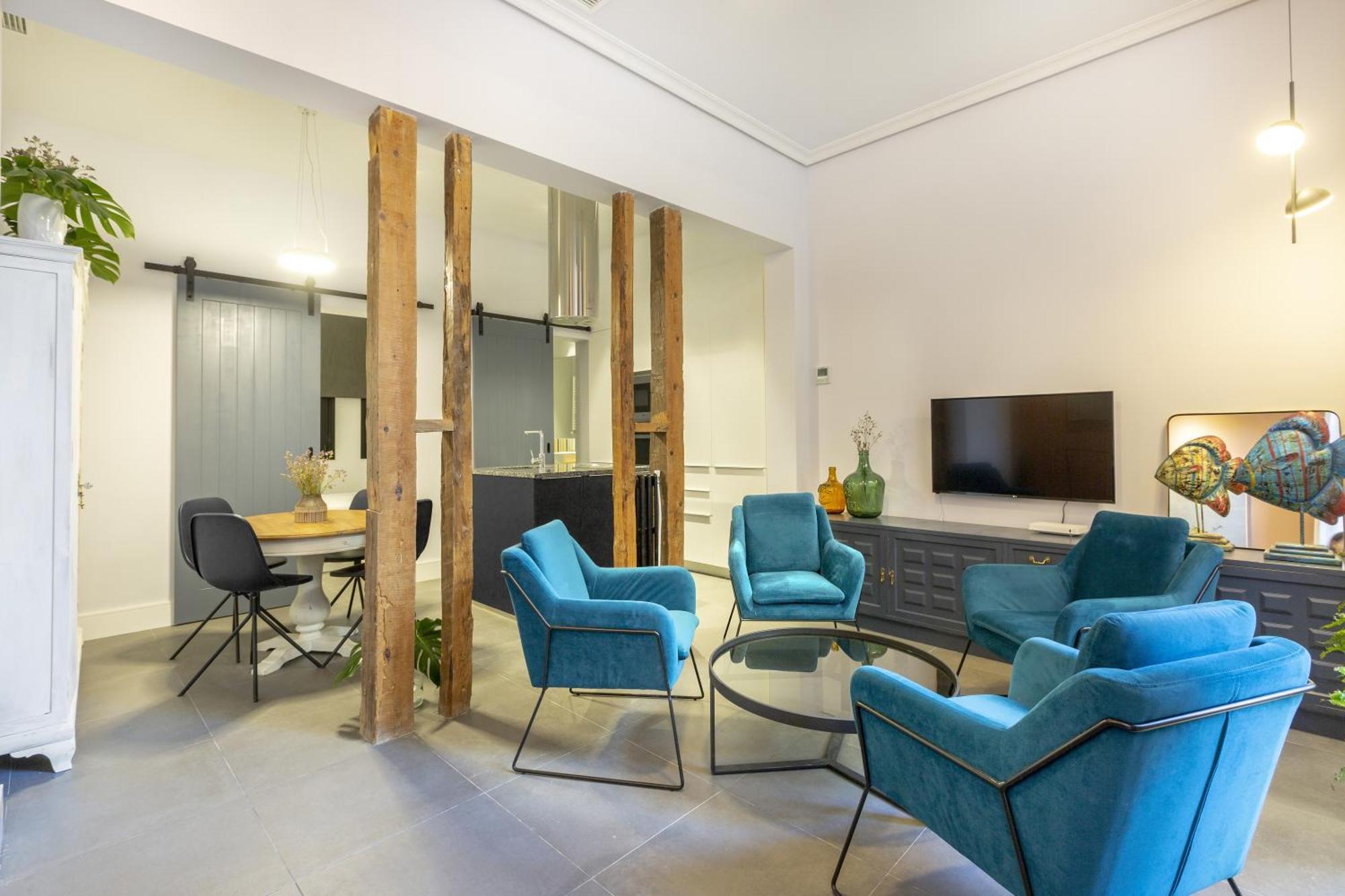 Centrico Y Tranquilo De 2 Hab Apartamento Madrid