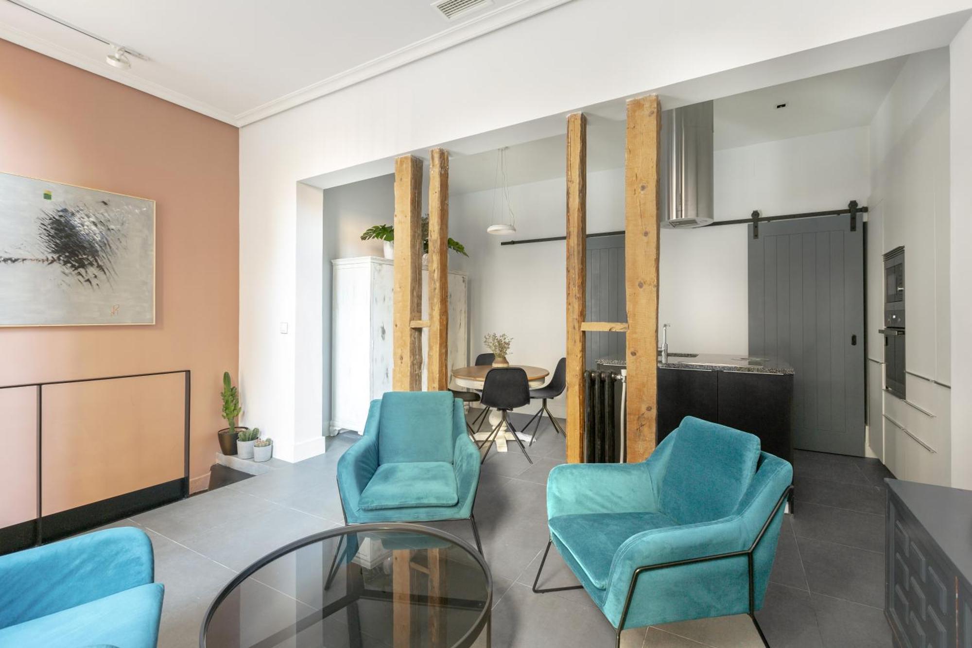 Centrico Y Tranquilo De 2 Hab Apartamento Madrid