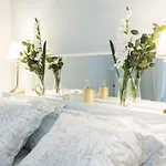 Explore Madrid From A Warm Apartment With Patio At A Newly Refurbished Manorial Building