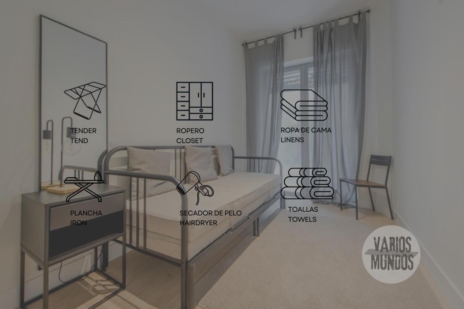 Apartment Nuevo Apt Para 7 Pax En Malasana - Gran Via E1 Madrid
