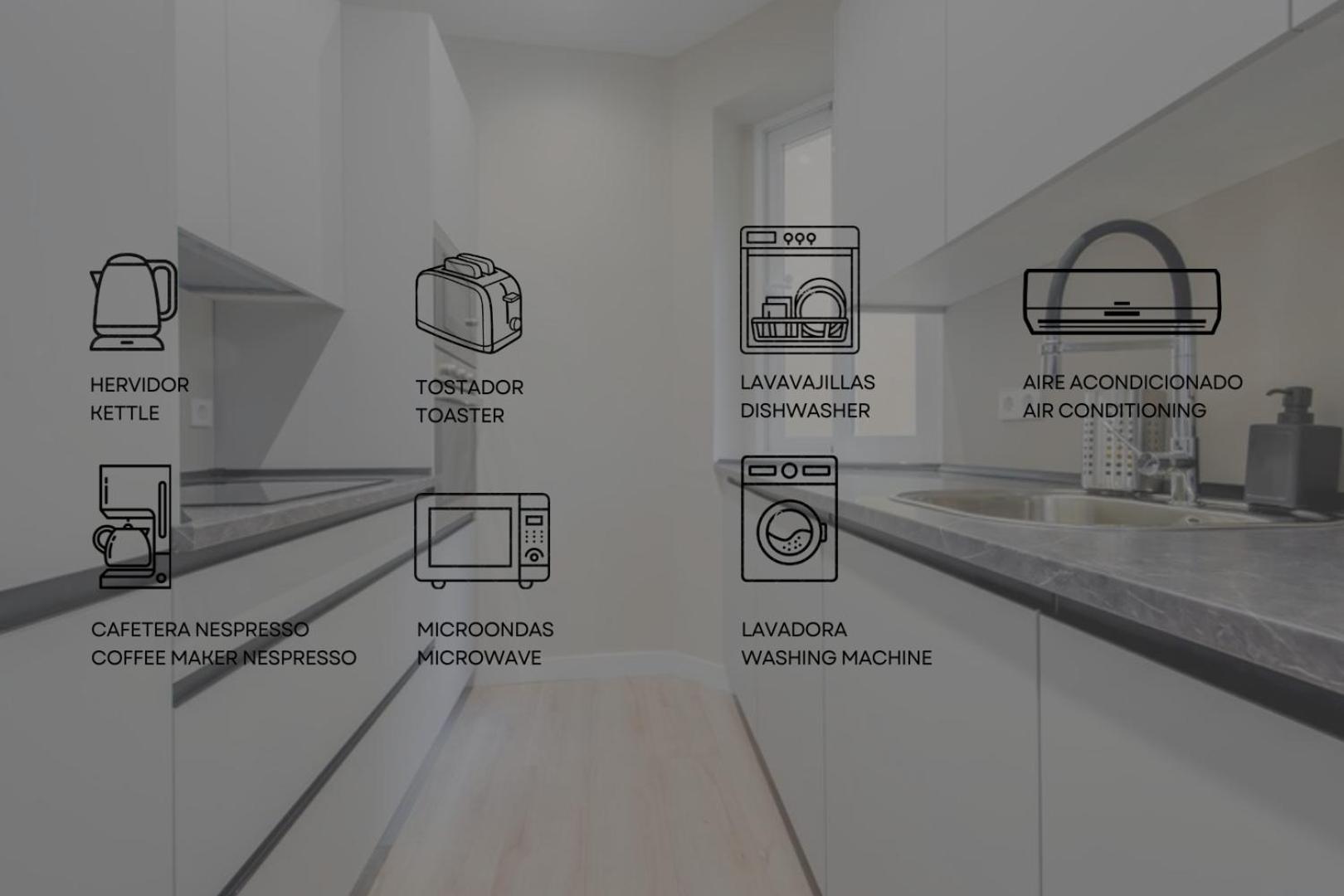 Apartamento Downtown 7pax La Latina,centro De Madrid