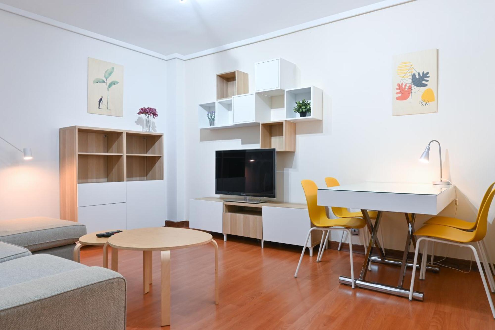 For Acogedora Vivienda Temporal De 2 En Chamberi Eca10 Apartment