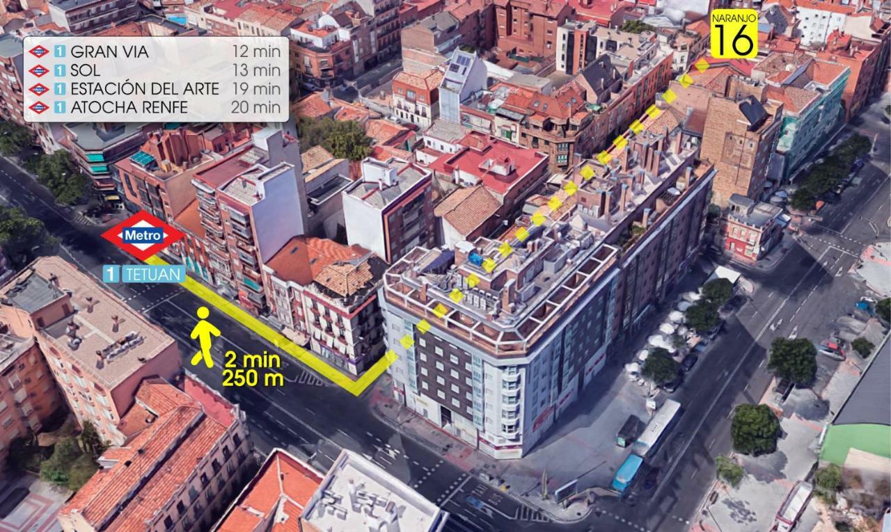 Appartement Casa Moderna Con Terraza Chill Out - Estadio Bernabeu Madrid